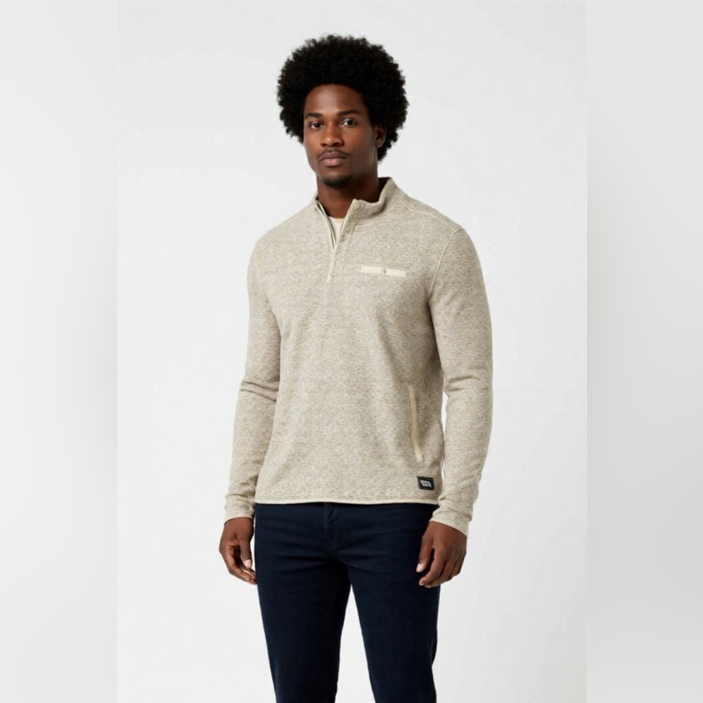 Gray Quarter-Zip Pullover